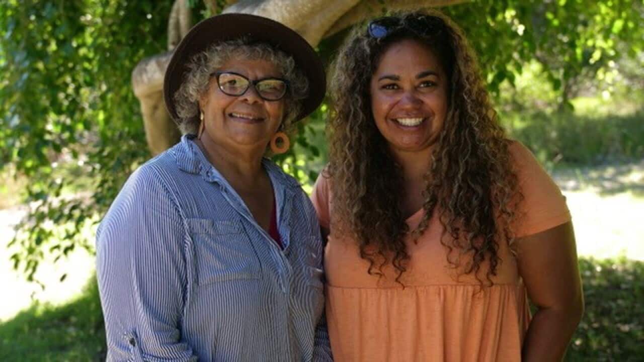 Nancy Pattison and Aunty Cheryl Blair