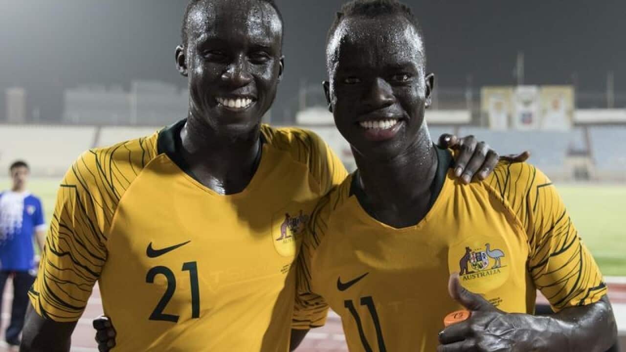 Thomas Deng and Awer Mabil