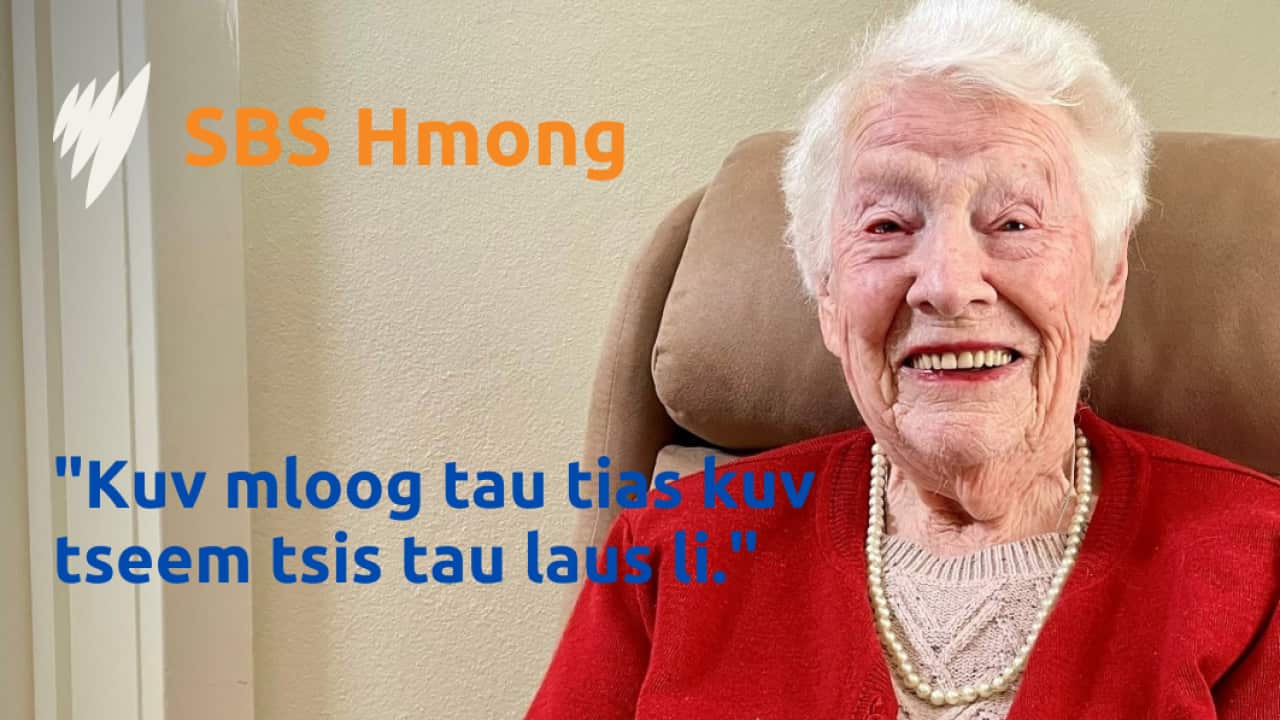 Merle Moore muaj 100 xyoo lawm los tseem xav tias nws tseem hluas (SBS).png
