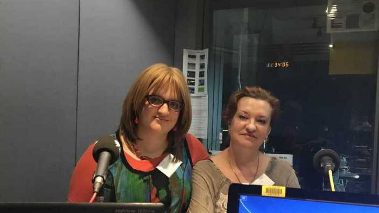 Sarah Bendetsky with Mila Vechorkina