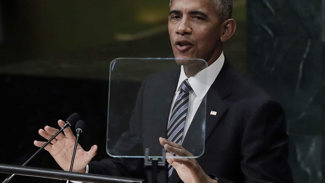 Outgoing US President Barack Obama