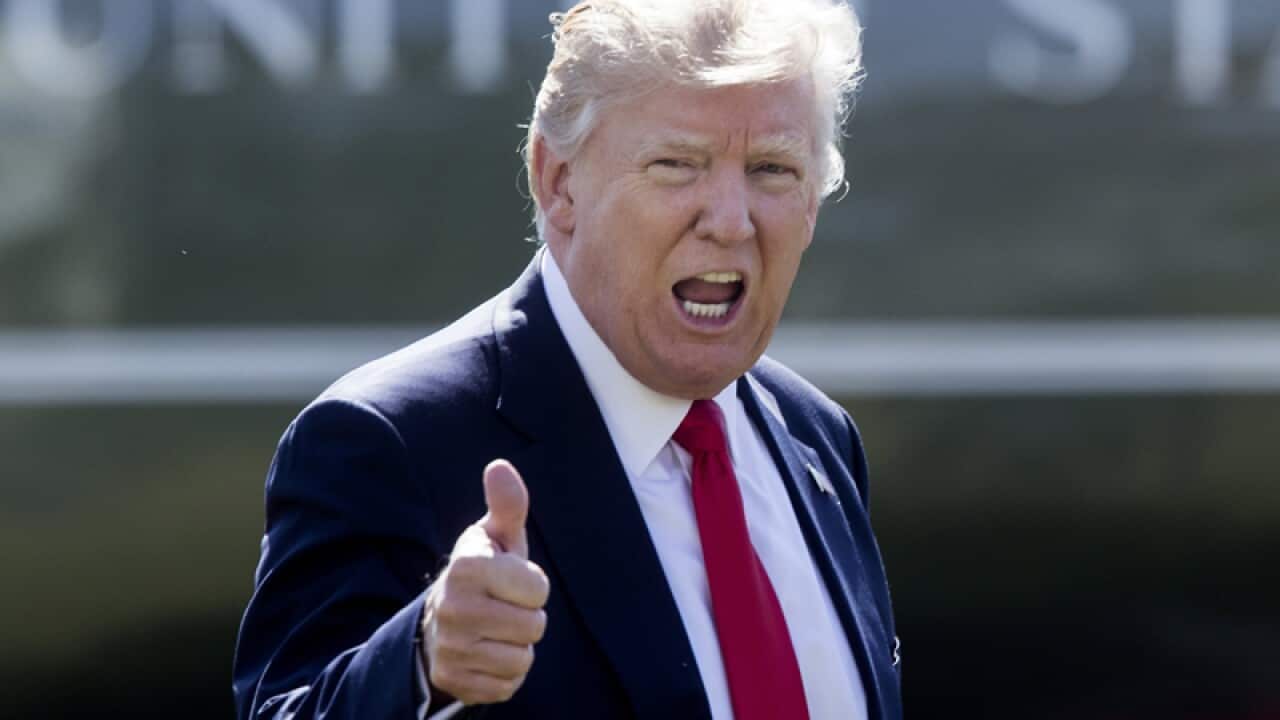 US President Donald Trump