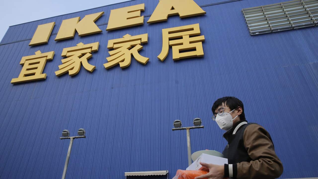 Shoppers return to IKEA stores throughout China after the company shut down its operations in January.