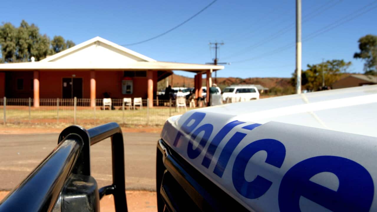 A police car