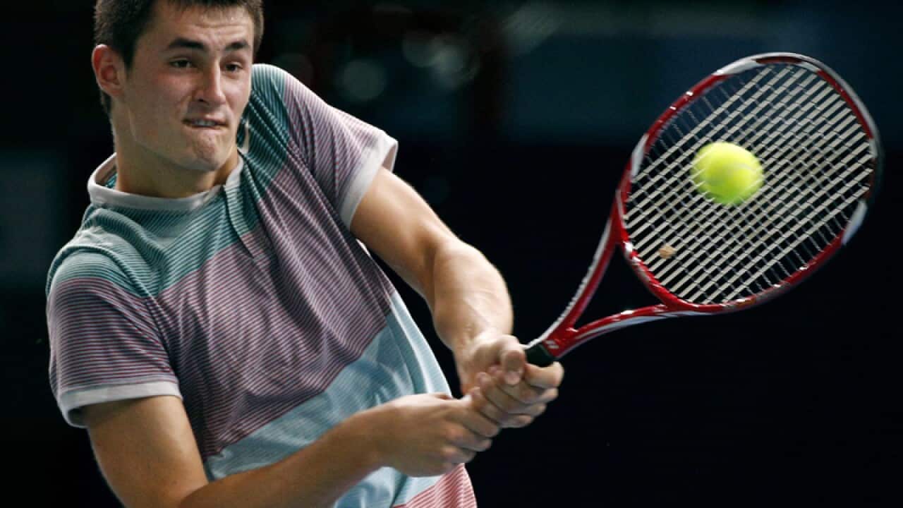 Australian tennis player Bernard Tomic