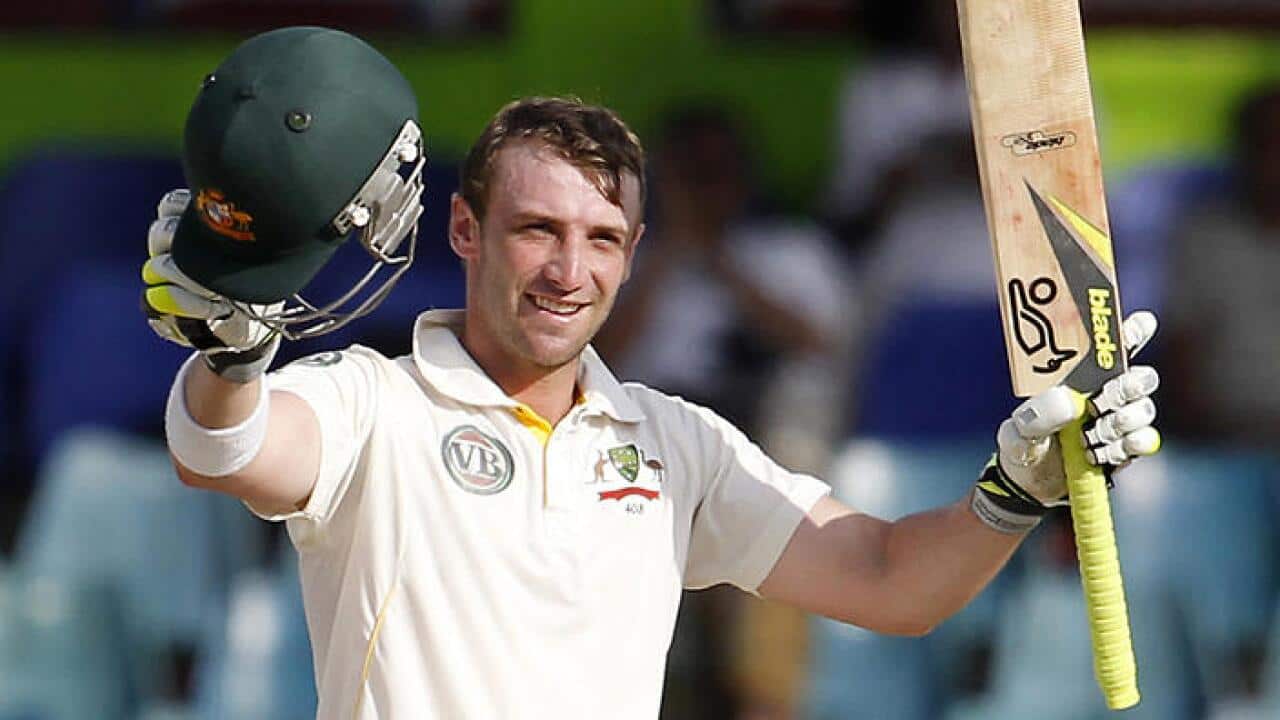 Cricketer Phillip Hughes, two days before he was struck by a fatal delivery at the SCG