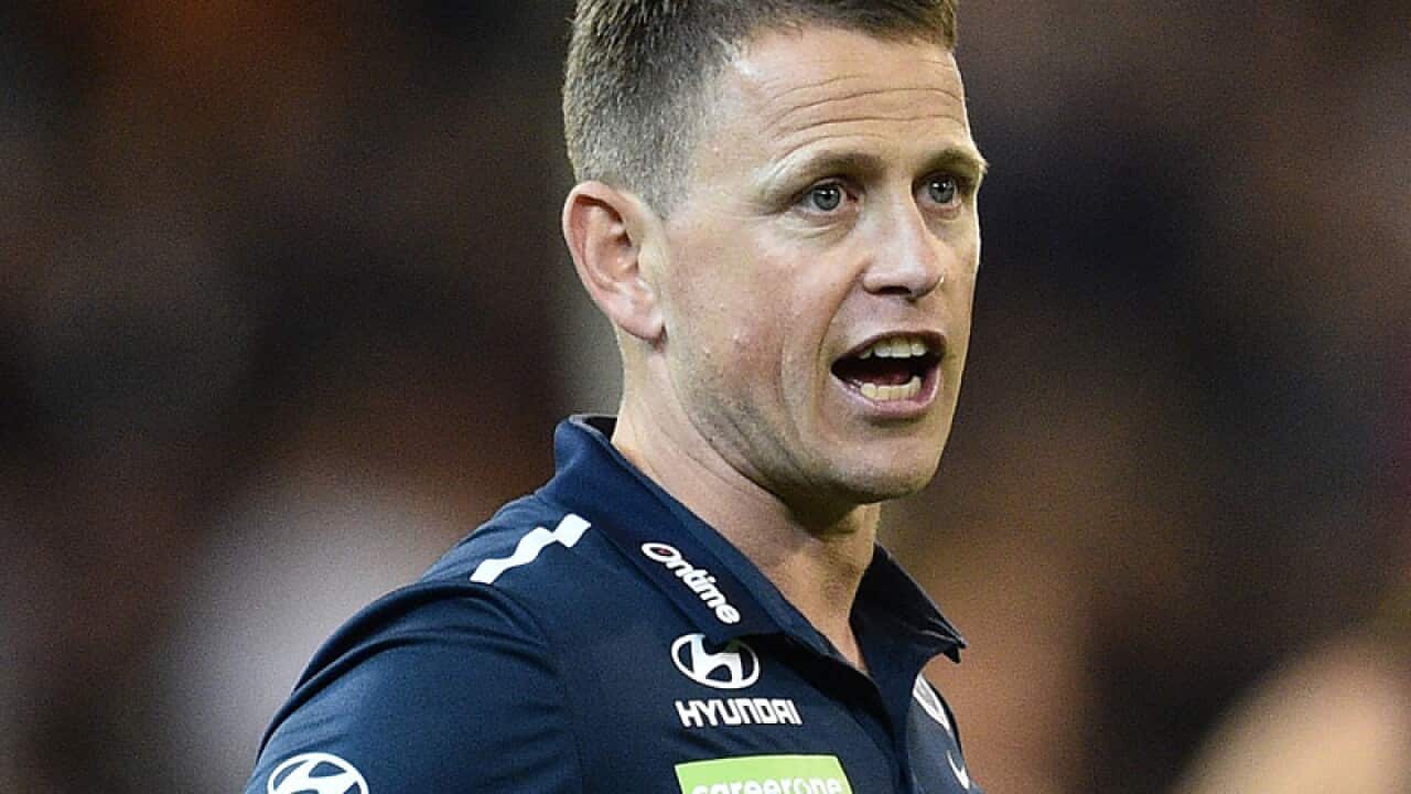 Carlton Blues coach Brendon Bolton