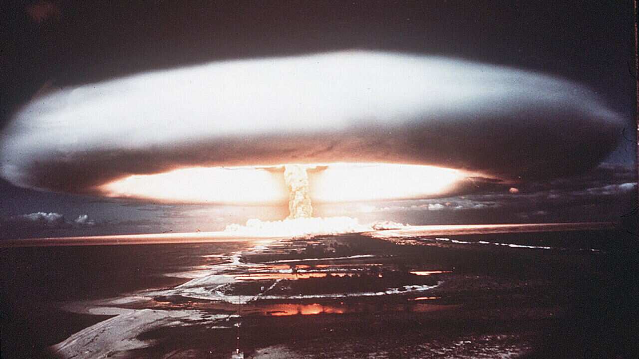 nuclear explosion Mururoa