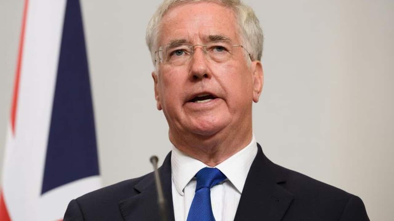 Defence Secretary Sir Michael Fallon