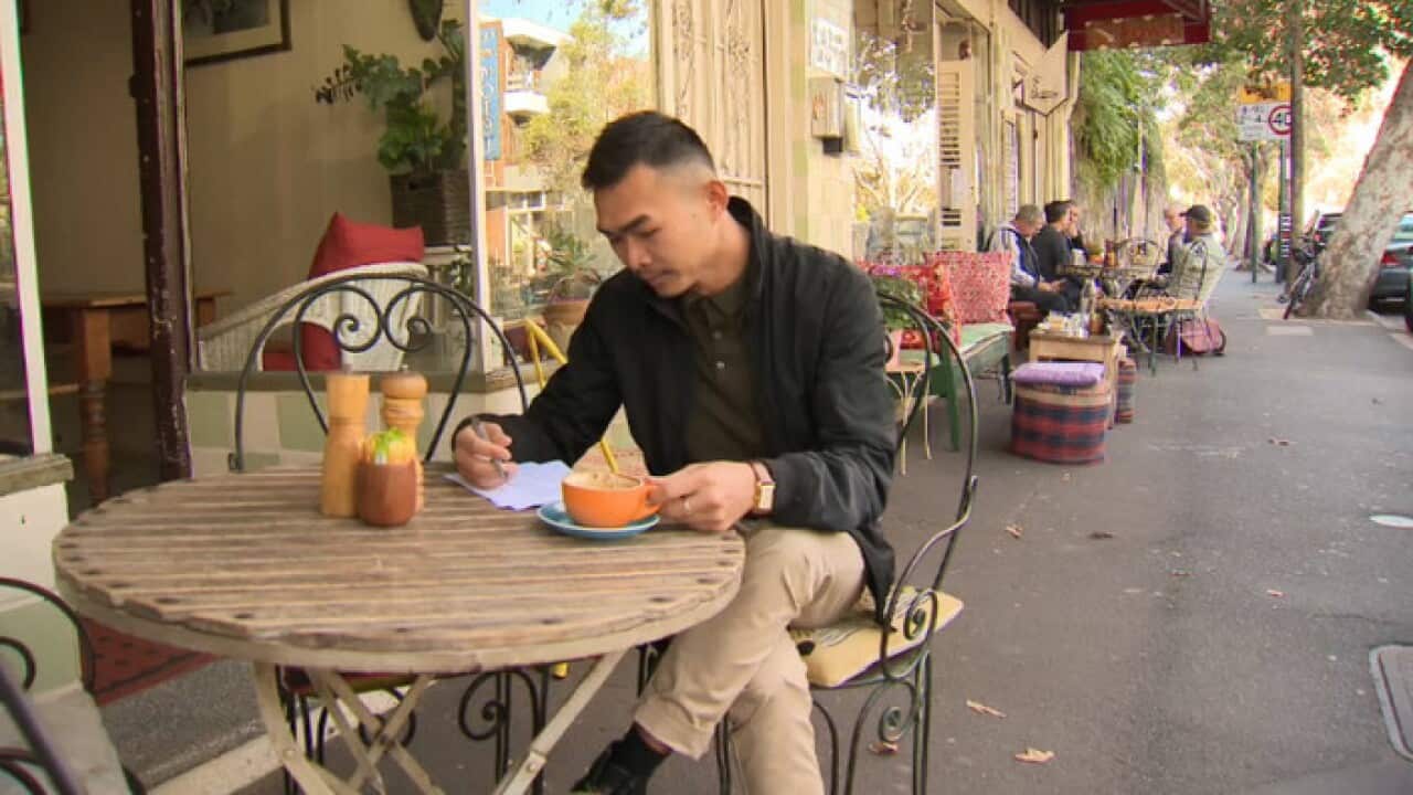 Jimmy Chen moved to Australia from Taiwan three years ago.