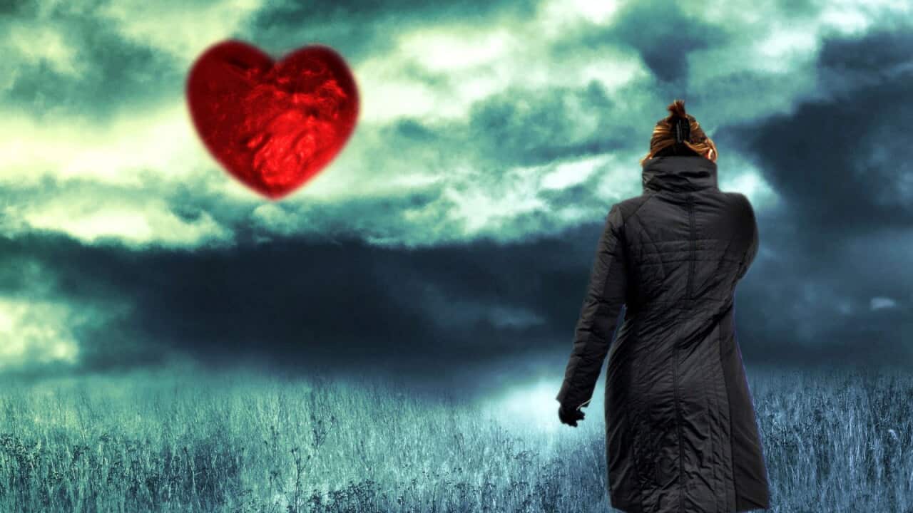 woman heart illustration