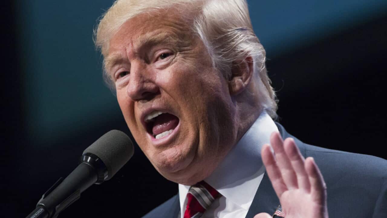 Republican presidential candidate Donald Trump