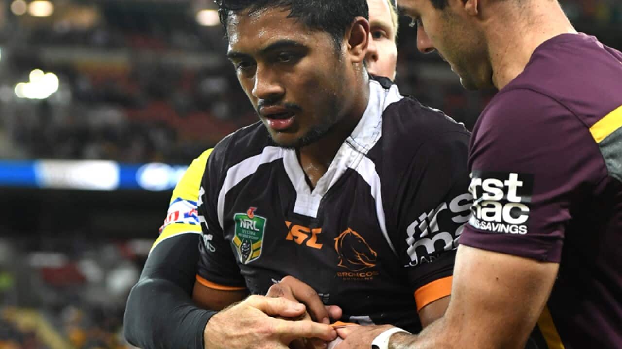 Anthony Milford of the Brisbane Broncos
