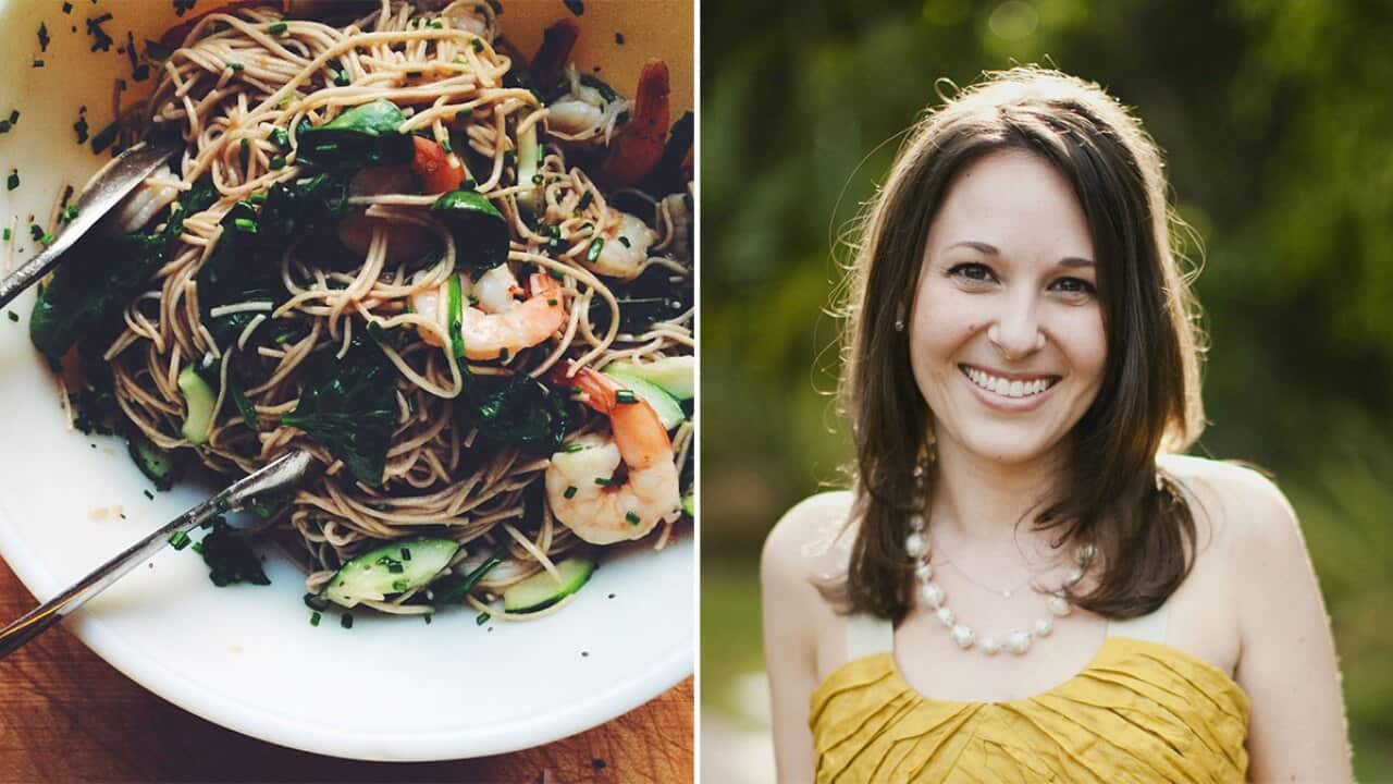 Nicole Gulotta and Cold soba salad