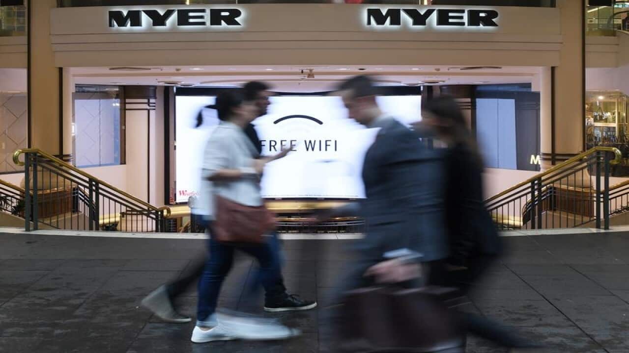 Myer's Pitt Street Mall store