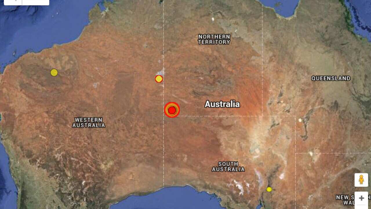 Quake map - Northern Teritory
