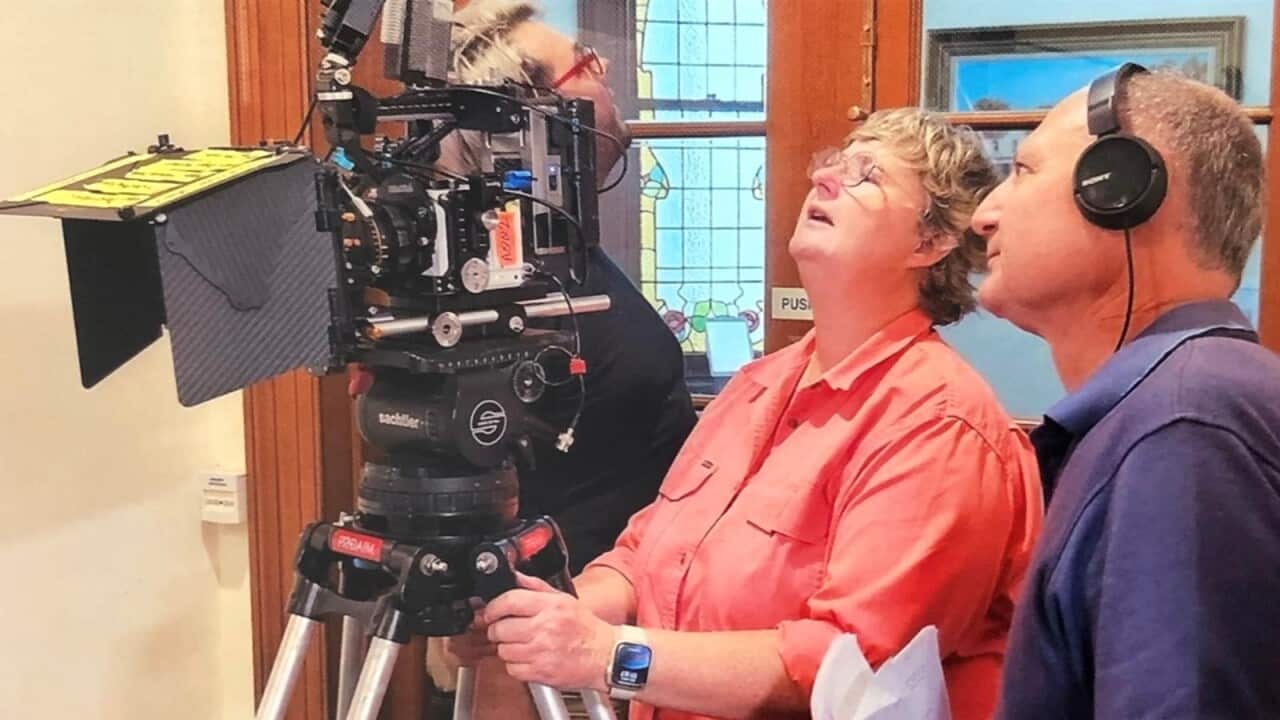 Ross sul set.jpg