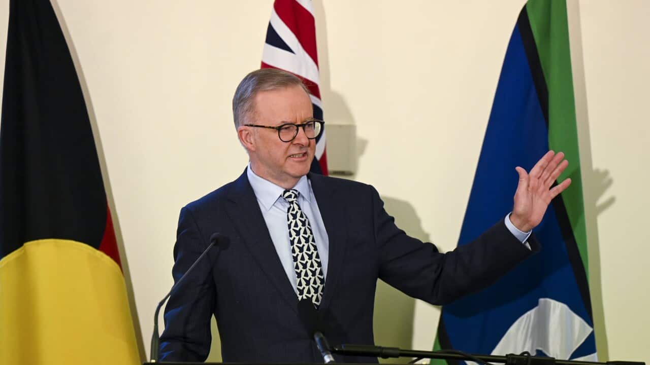 Australia's Prime Minister at a Labor party caucus