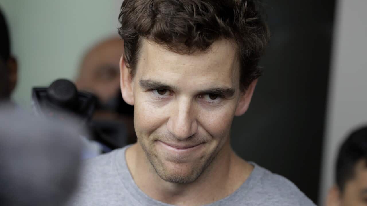 New York Giants quarterback Eli Manning