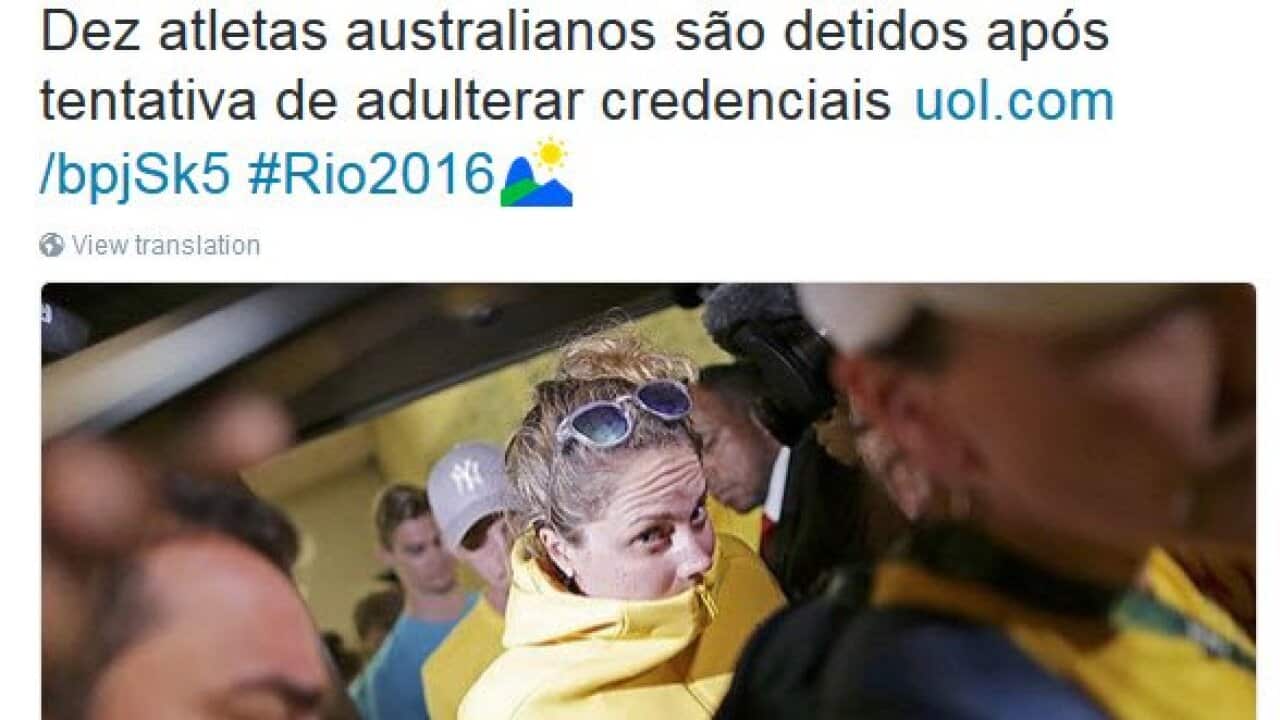 Australianos detidos no Rio