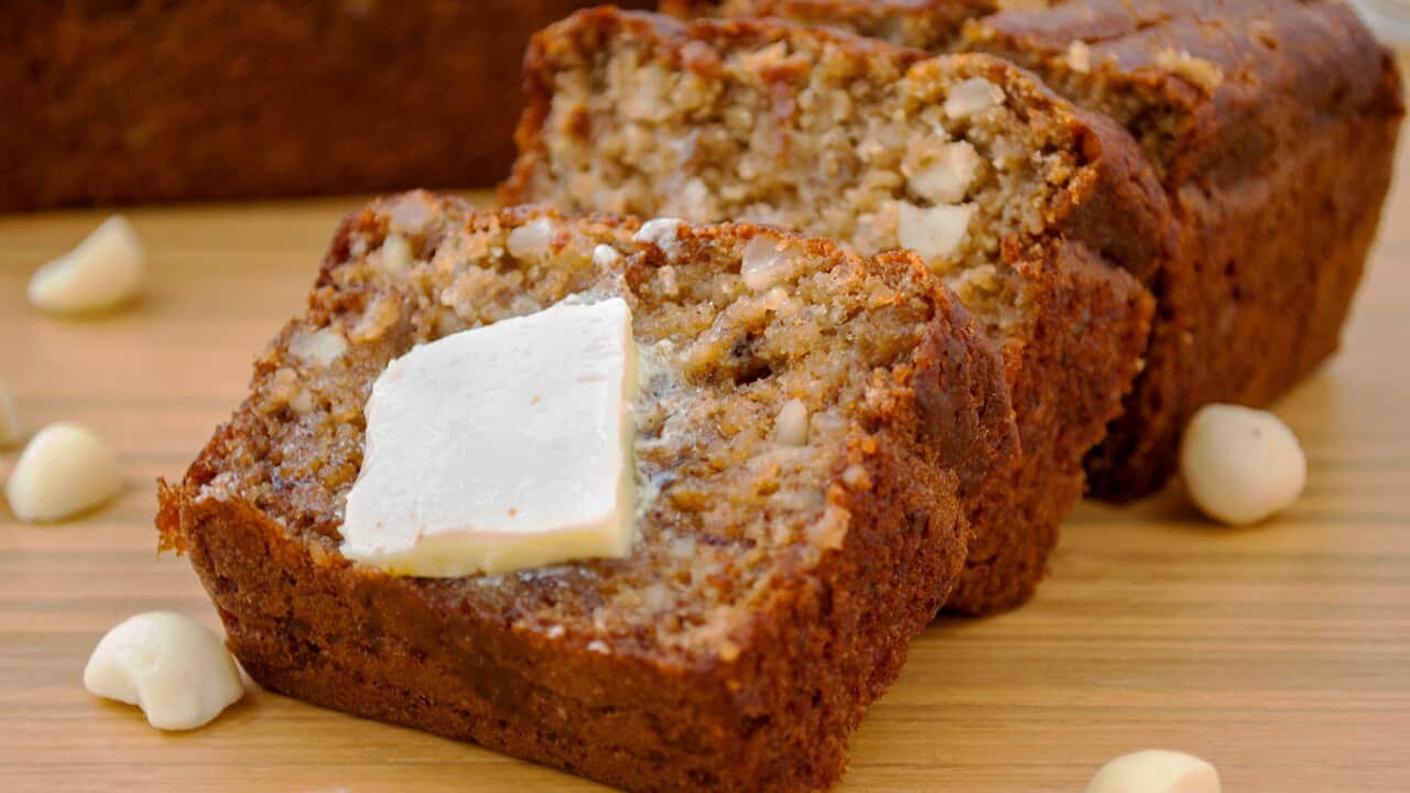 Nutty banana bread