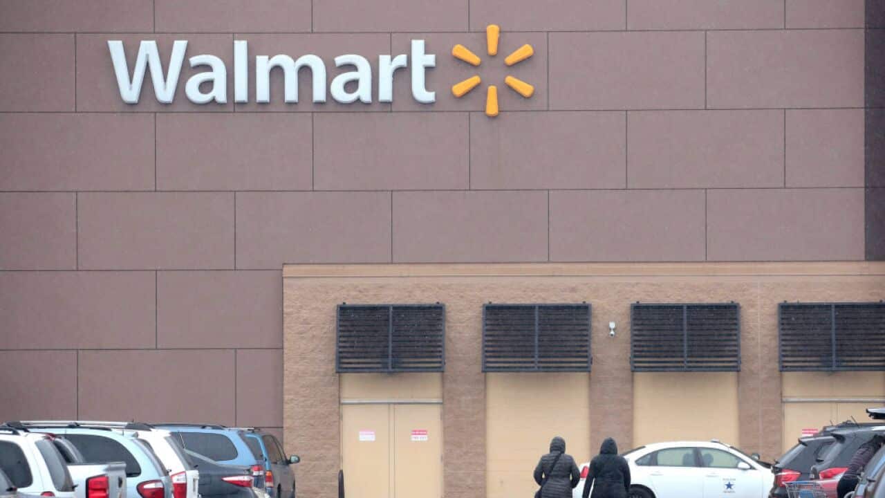 Customers shop at Walmart store on January 11, 2018 in Chicago, Illinois.