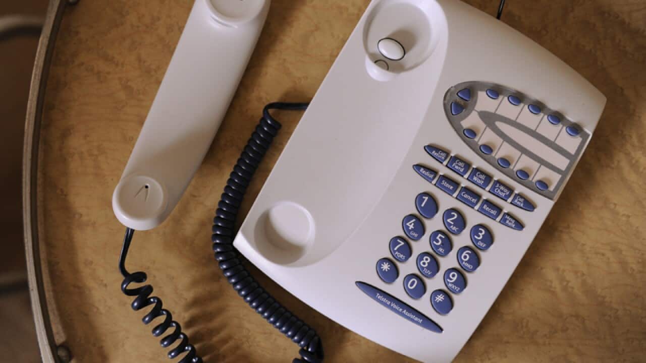 A telephone