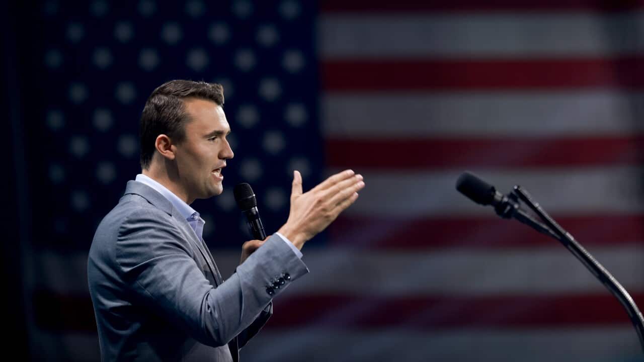 Presidential Candidate Donald Trump Addresses Turning Point USA Summit