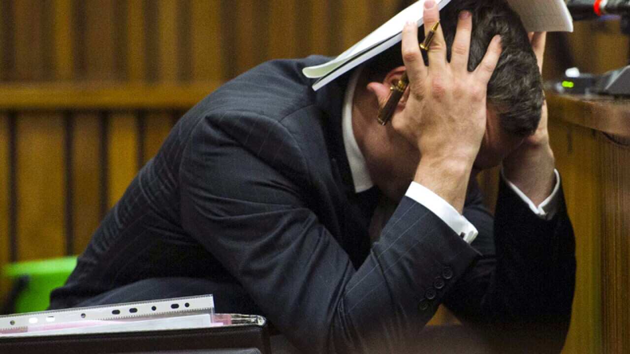 Oscar Pistorius at the North Gauteng High Court in Pretoria