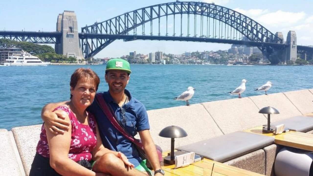 Stefano e la mamma Rita