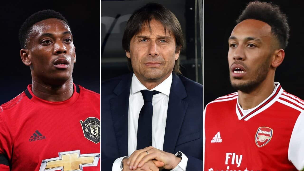 Martial, Conte, Aubameyang