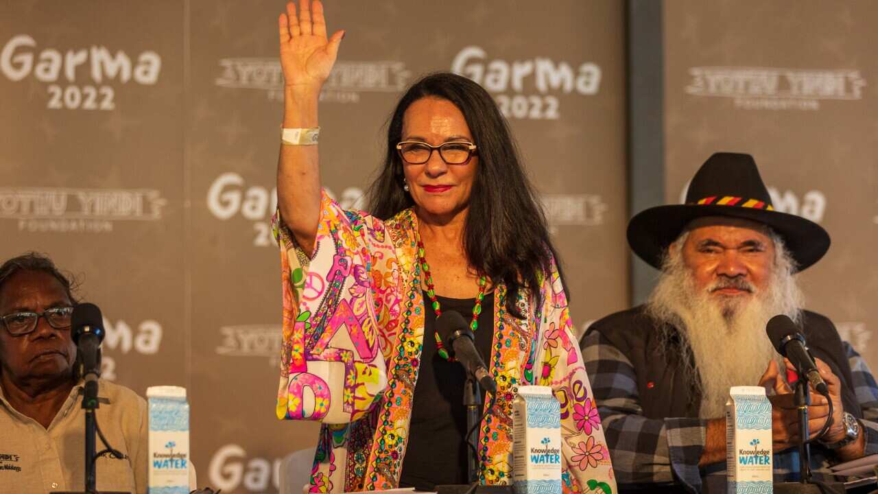 Linda burney and pat dodson at garma