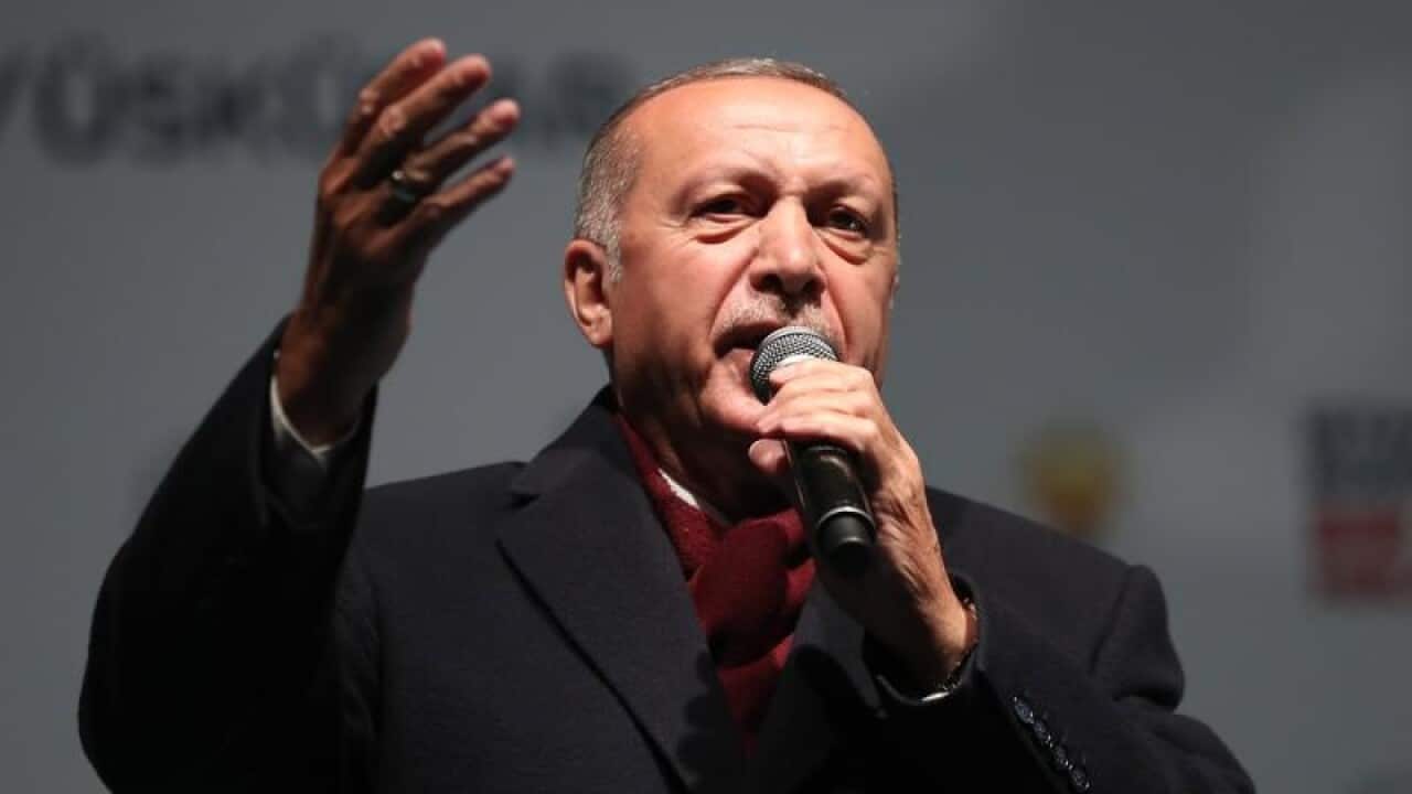 Turkish President Recep Tayyip Erdogan