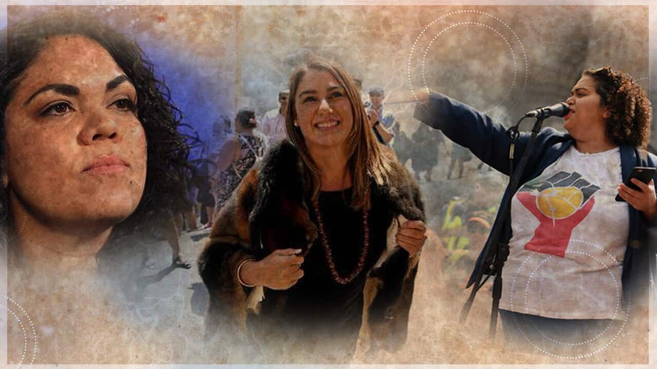 Jacinta price, Lidia Thorpe and Tarneen Onus-Williams.