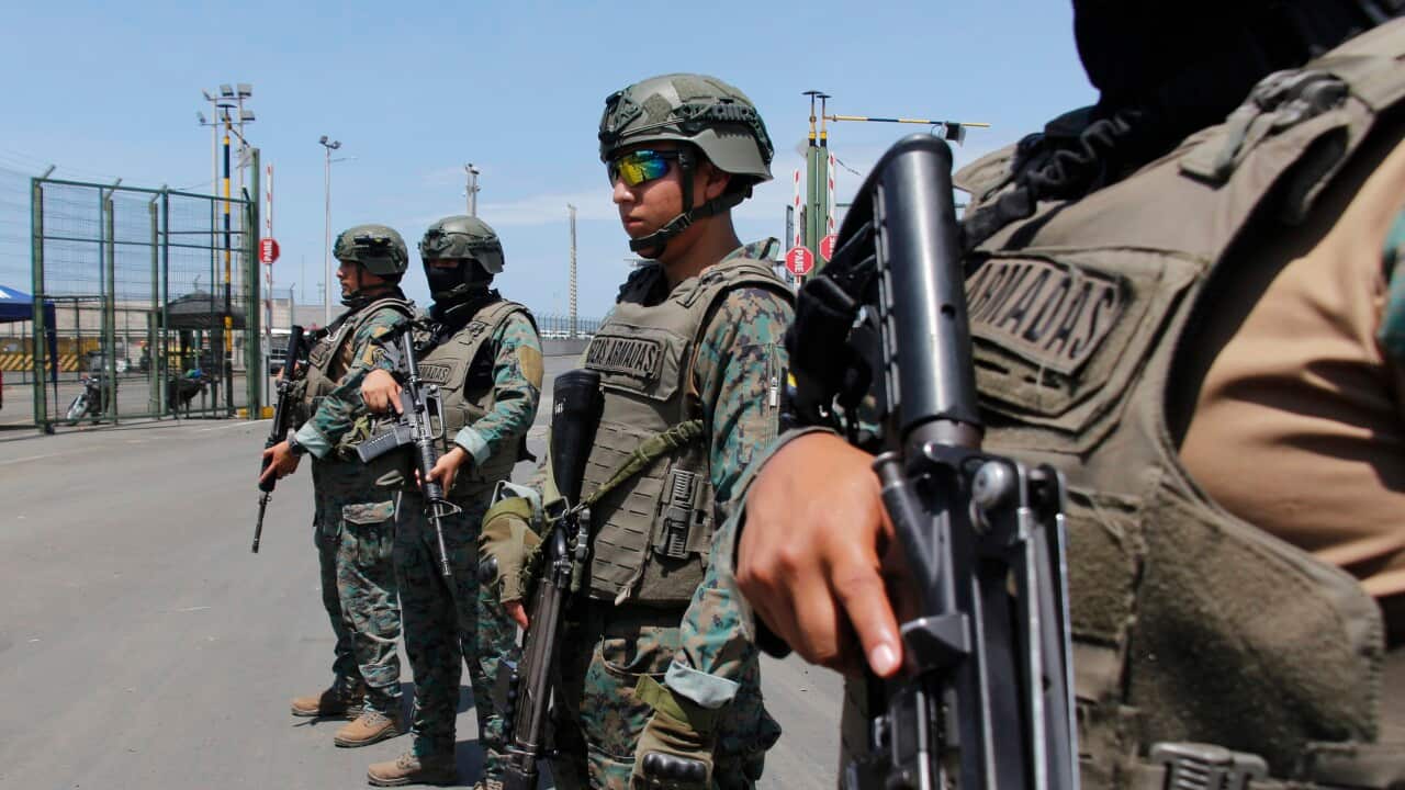 Military patrols intensify in Ecuador during the Carnival holiday