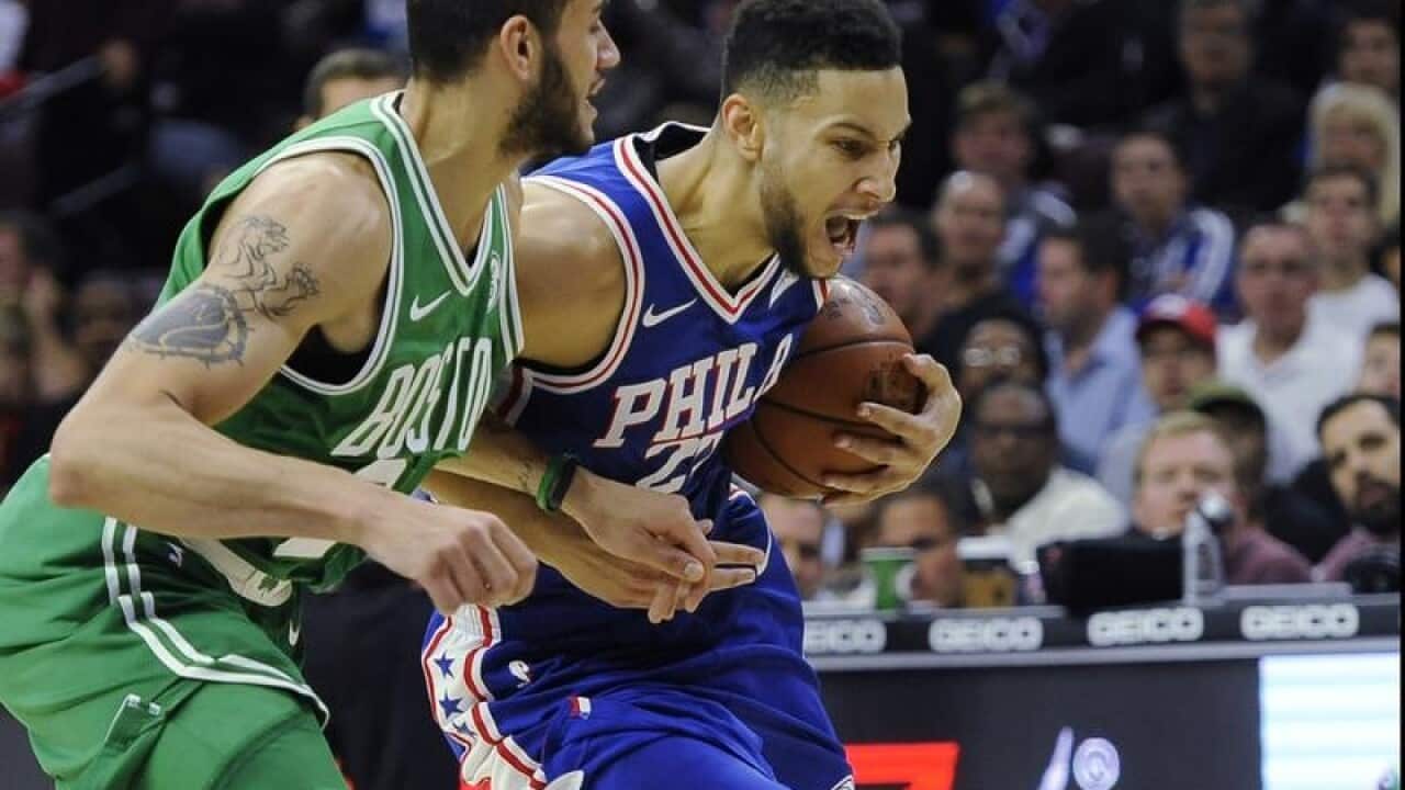 Ben Simmons for Philadelphia in the NBA