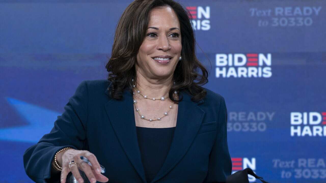 Debunking three viral falsehoods about Kamala Harris | SBS News