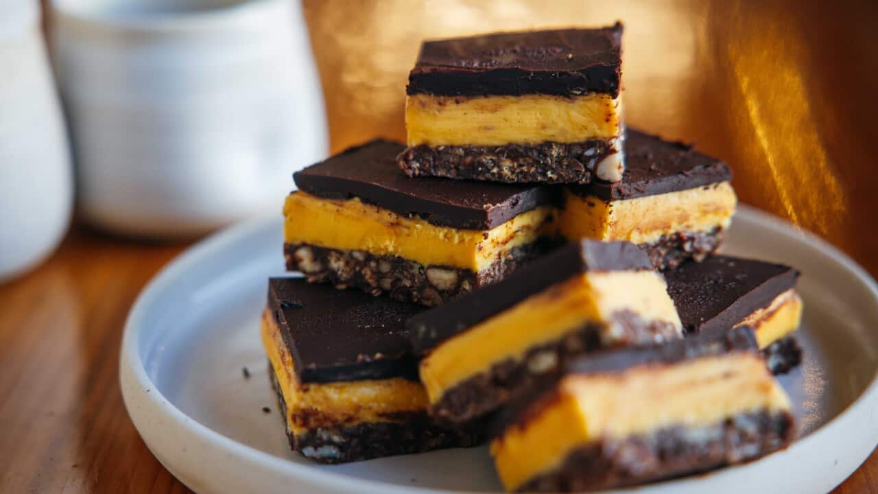 Maple pecan nanaimo bars
