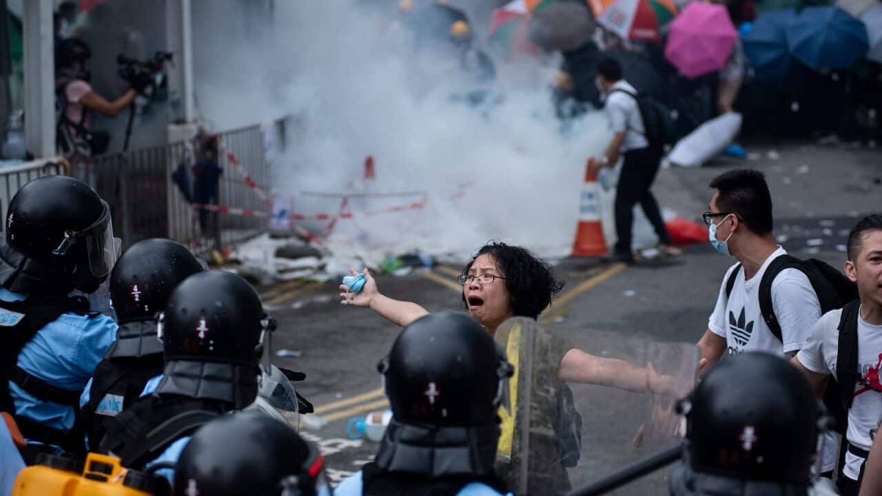 Hong Kong protester