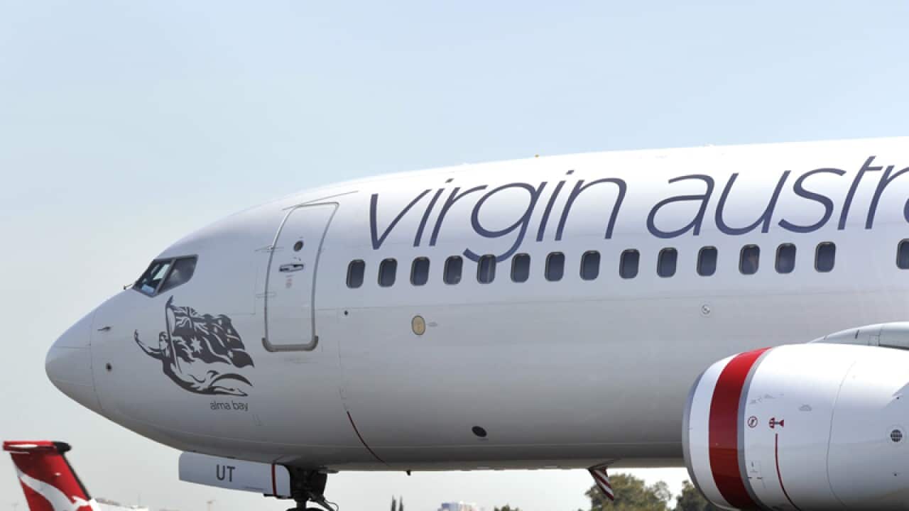 A Virgin Australia aircraft