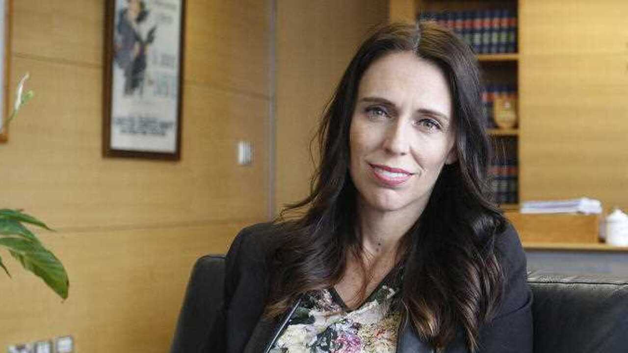 New Zealand Prime Minister Jacinda Ardern poses for a photo.