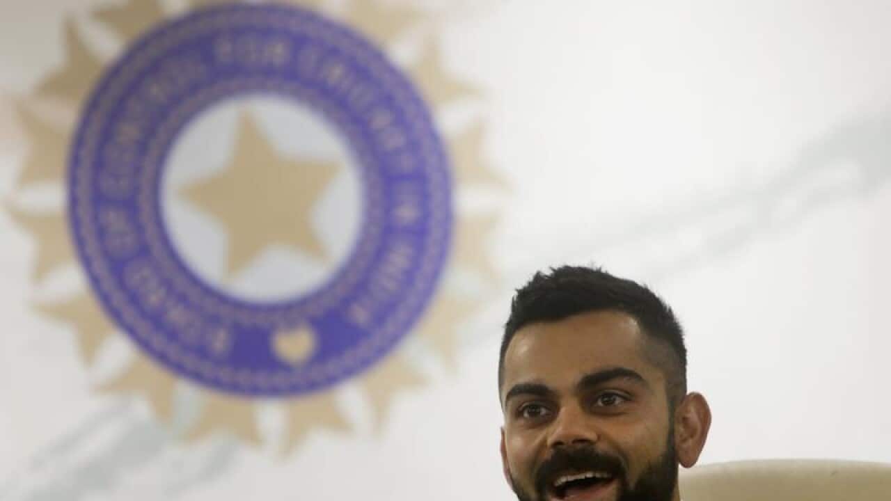 Indian cricket captain Virat Kohli.