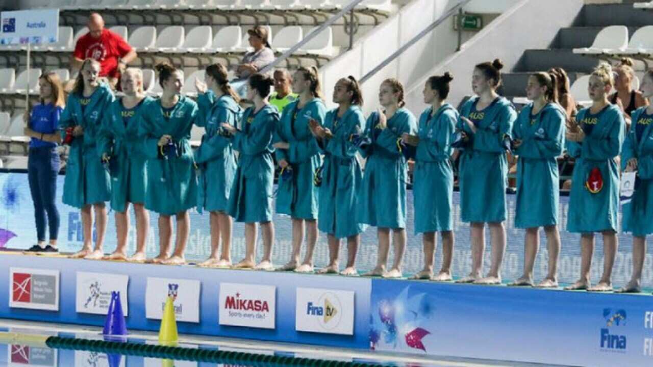 The Aussie women have finished fourth at the FINA Youth World Championships in Belgrade after defeat against Greece in the bronze medal playoff, 3-7.
