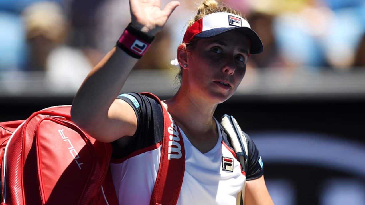 Marina Erakovic of New Zealand