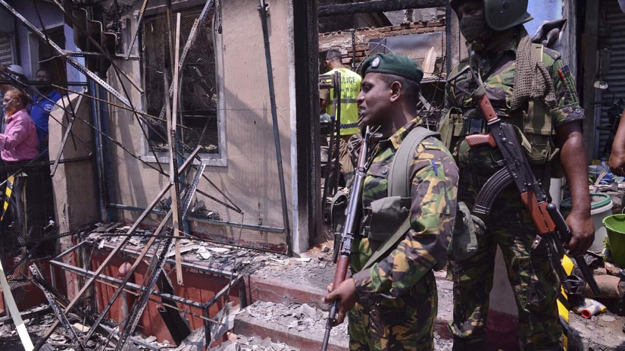 Sri Lanka's president declared a state of emergency on Tuesday.