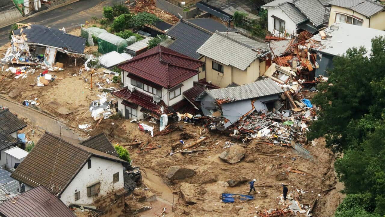 At least 44 people are dead after heavy rain in parts of Japan.