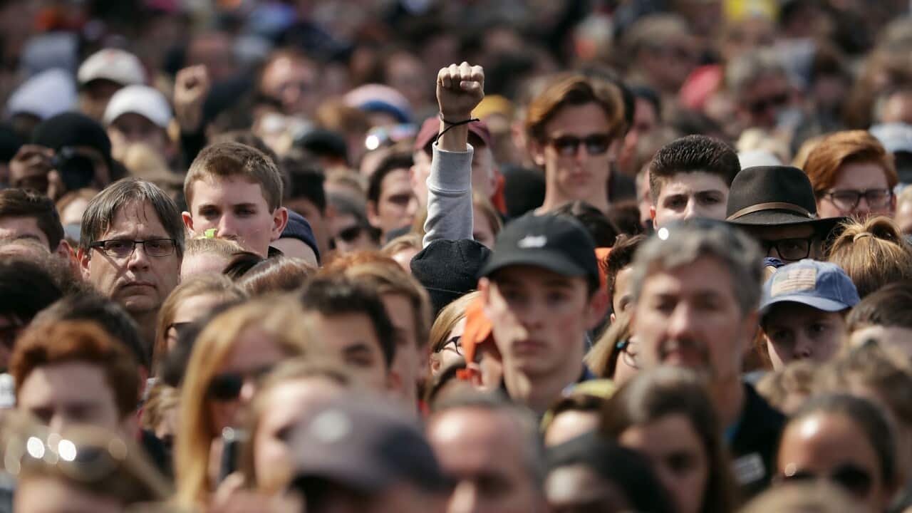 An anti-gun violence rally in Washington DC organised by survivors of the Marjory Stoneman Douglas High School shooting