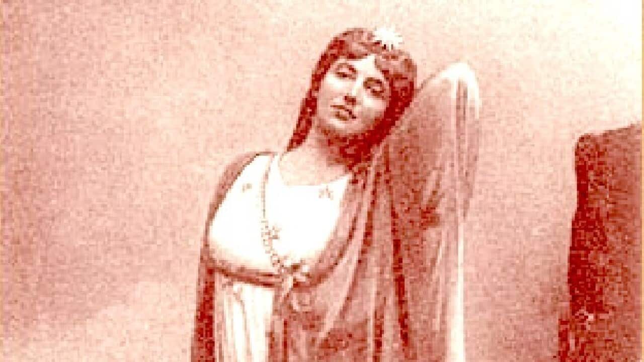 Solomia Krushelnytska as Lorelea in Lorelea by Alfredo Catalani.jpg
