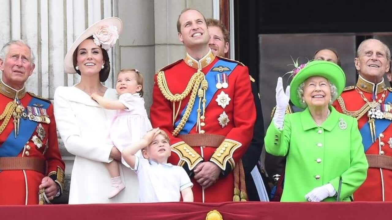 Members of the British Royal Family.