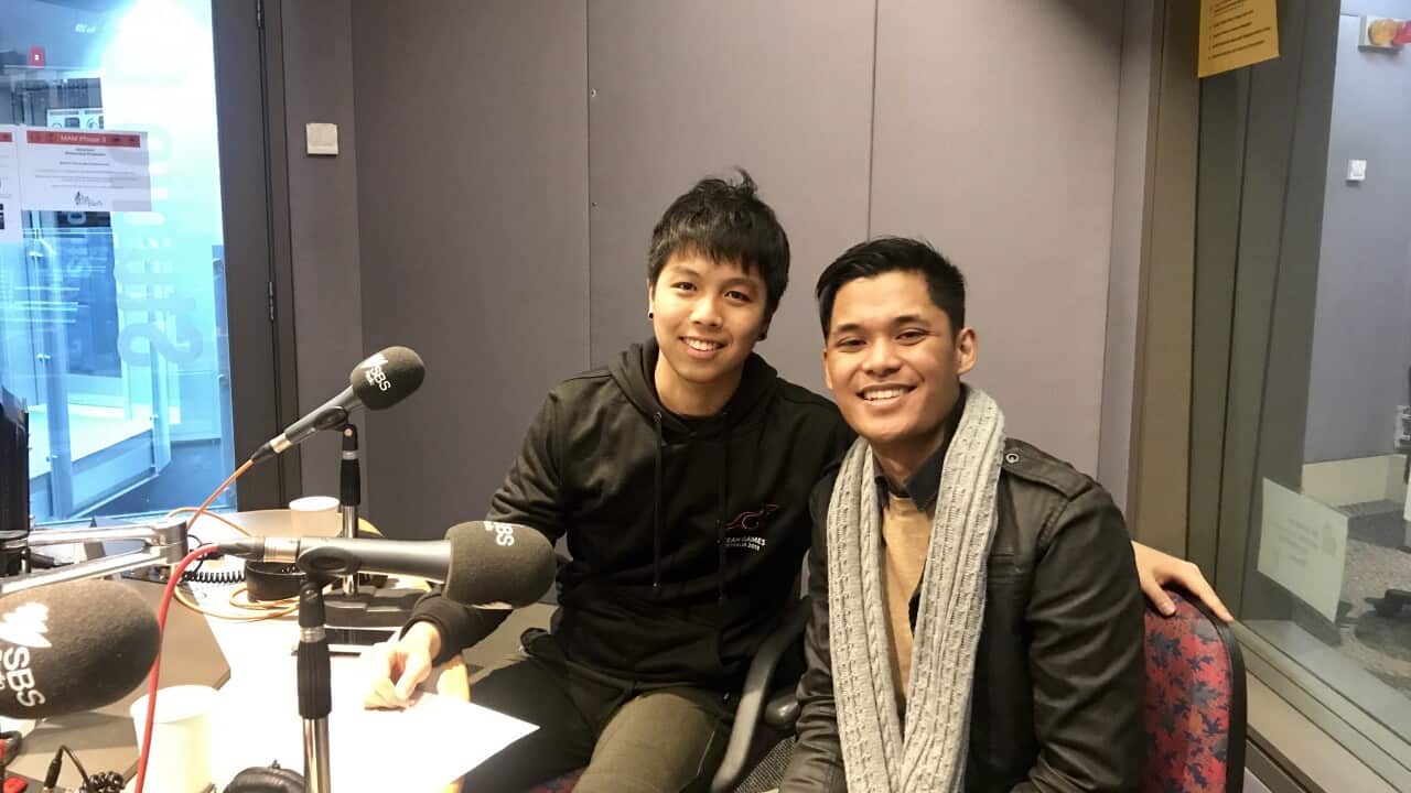 Ian Chuah Yee Hean and Joshua Yuson of Australian Youth Organisation Australia